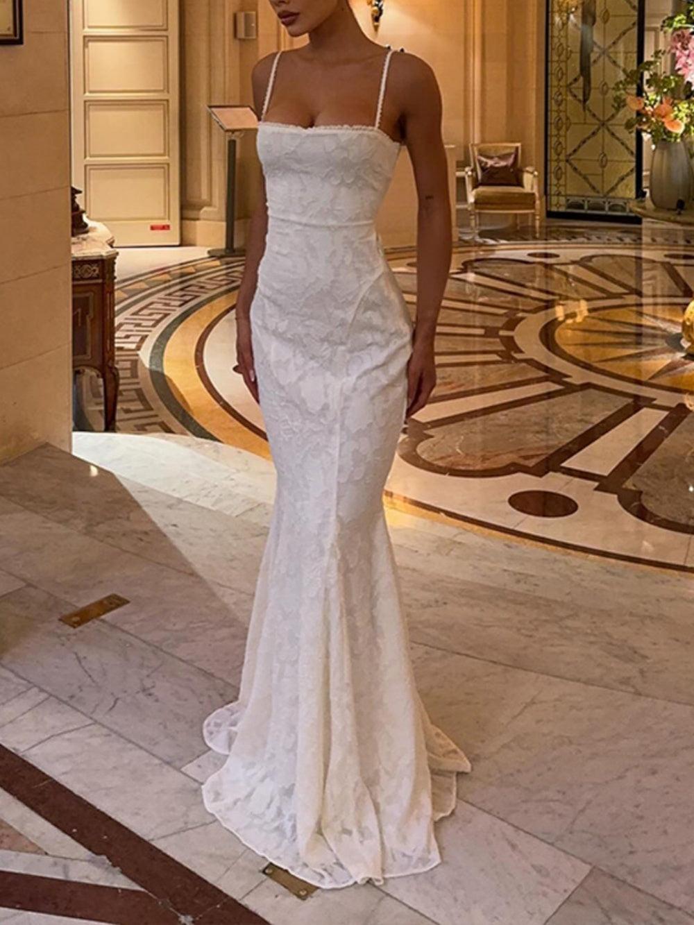 LINAYA - Robe longue avec queue de poisson