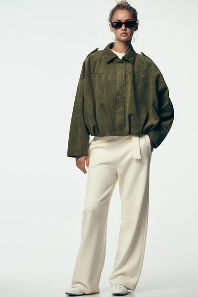 HALEY - Oversize-Jacke aus Wildleder Lässige Eleganz