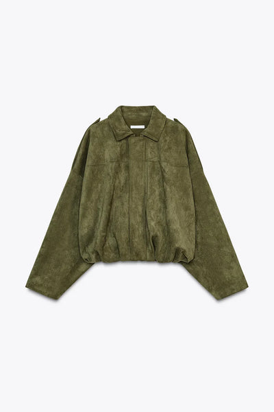 HALEY - Oversize-Jacke aus Wildleder Lässige Eleganz