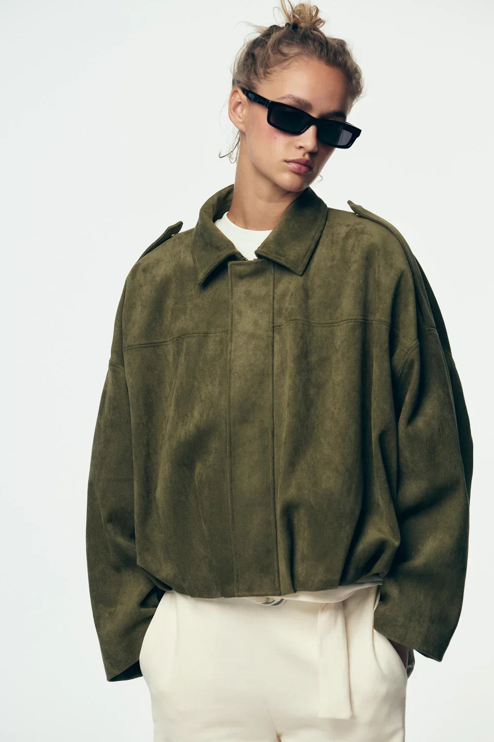 HALEY - Oversize-Jacke aus Wildleder Lässige Eleganz