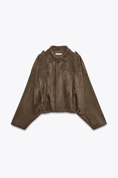 HALEY - Oversize-Jacke aus Wildleder Lässige Eleganz