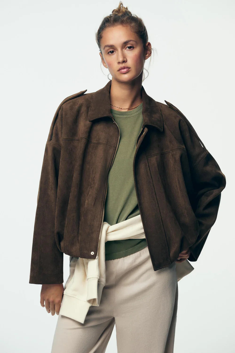 HALEY - Oversize-Jacke aus Wildleder Lässige Eleganz