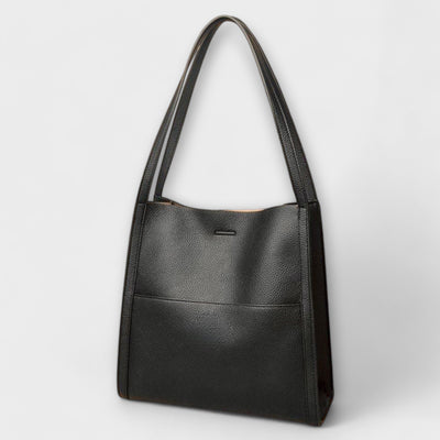 Victoria Noir - Sac en cuir fait main