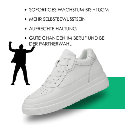 Blanc - Chaussures décontractées surélevées