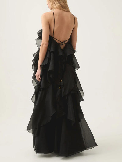 KAYALI - Robe longue superposée haut de gamme