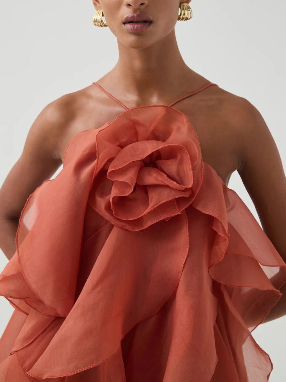 KAYALI - Robe longue superposée haut de gamme
