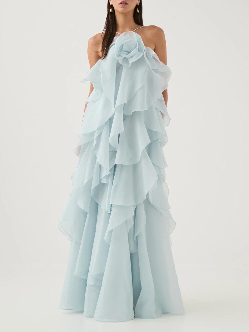 KAYALI - Robe longue superposée haut de gamme