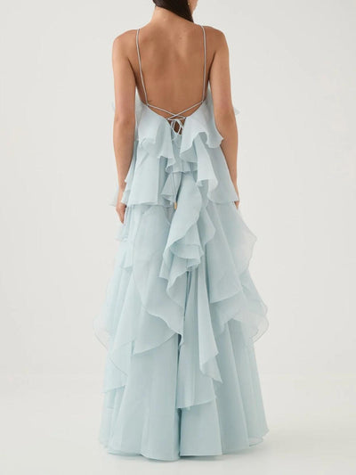 KAYALI - Robe longue superposée haut de gamme