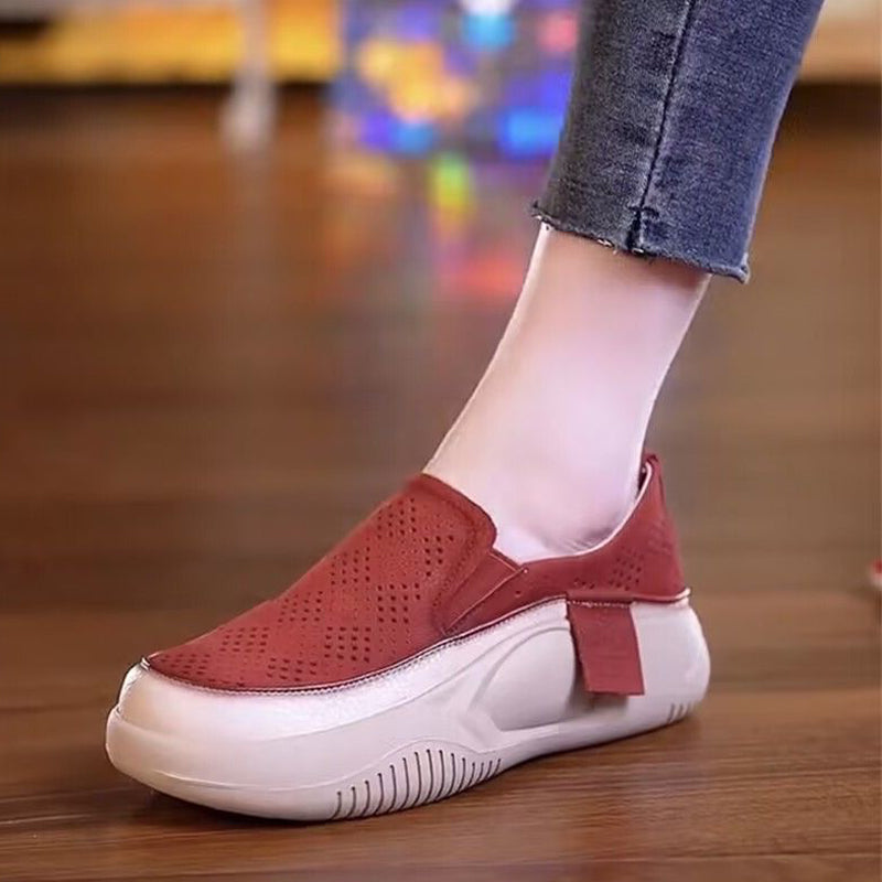 Atmungsaktive Slipper für Damen mit weicher Sohle