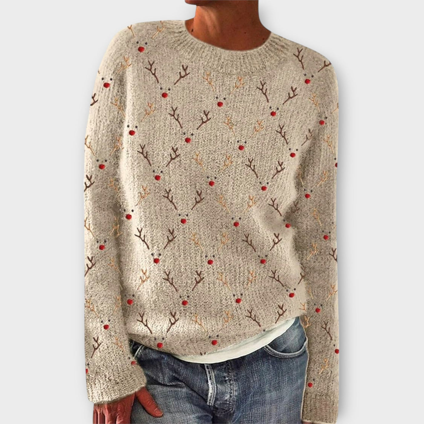 Pull de Noël chaud et confortable Simone