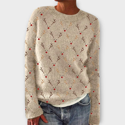 Pull de Noël chaud et confortable Simone
