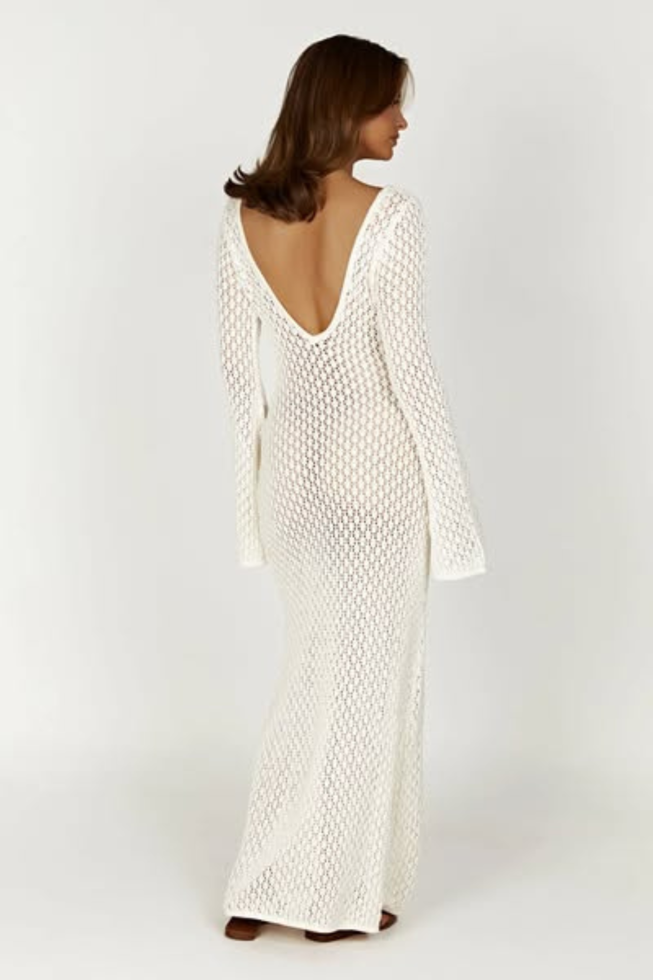 NOVA - Robe longue à manches évasées 