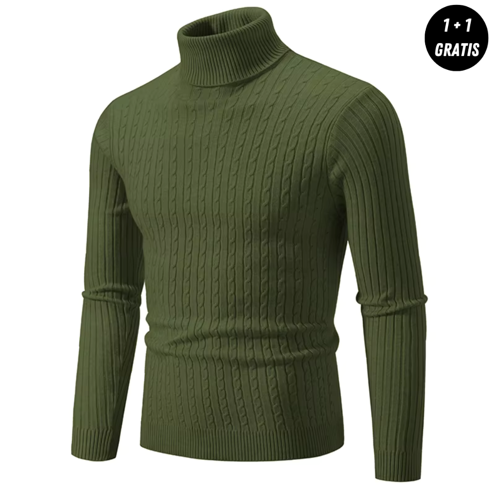 Pull col roulé chaud ENZO (1+1 offert)