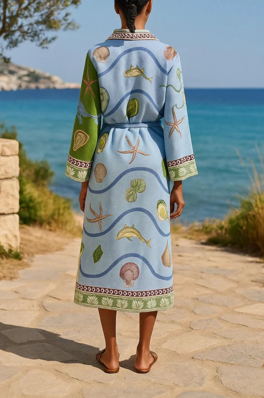 Hana - Robe midi imprimée