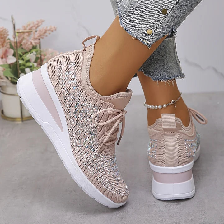 Venice - Orthopädische Turnschuhe mit Pailletten