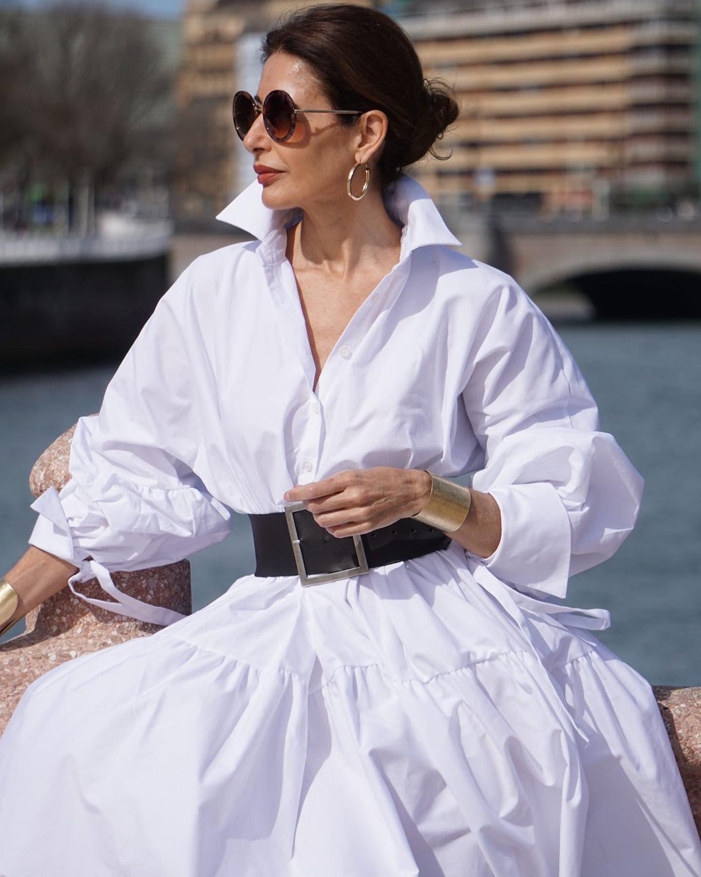 Charlotte - Robe ample blanche