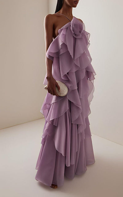 KAYALI - Robe longue superposée haut de gamme