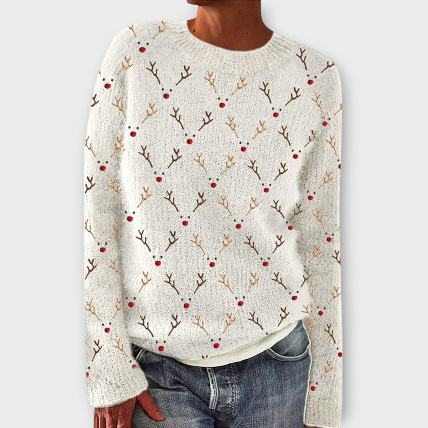 Pull de Noël chaud et confortable Simone