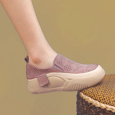 Atmungsaktive Slipper für Damen mit weicher Sohle