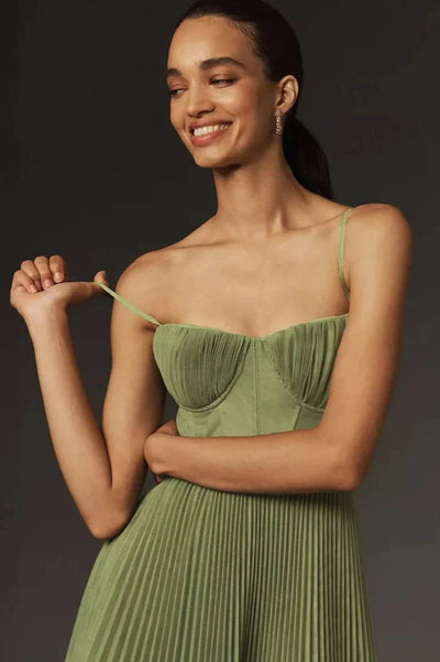 AYLA - Robe mi-longue évasée