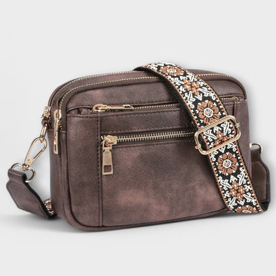 RANA - Sac bandoulière en cuir vegan