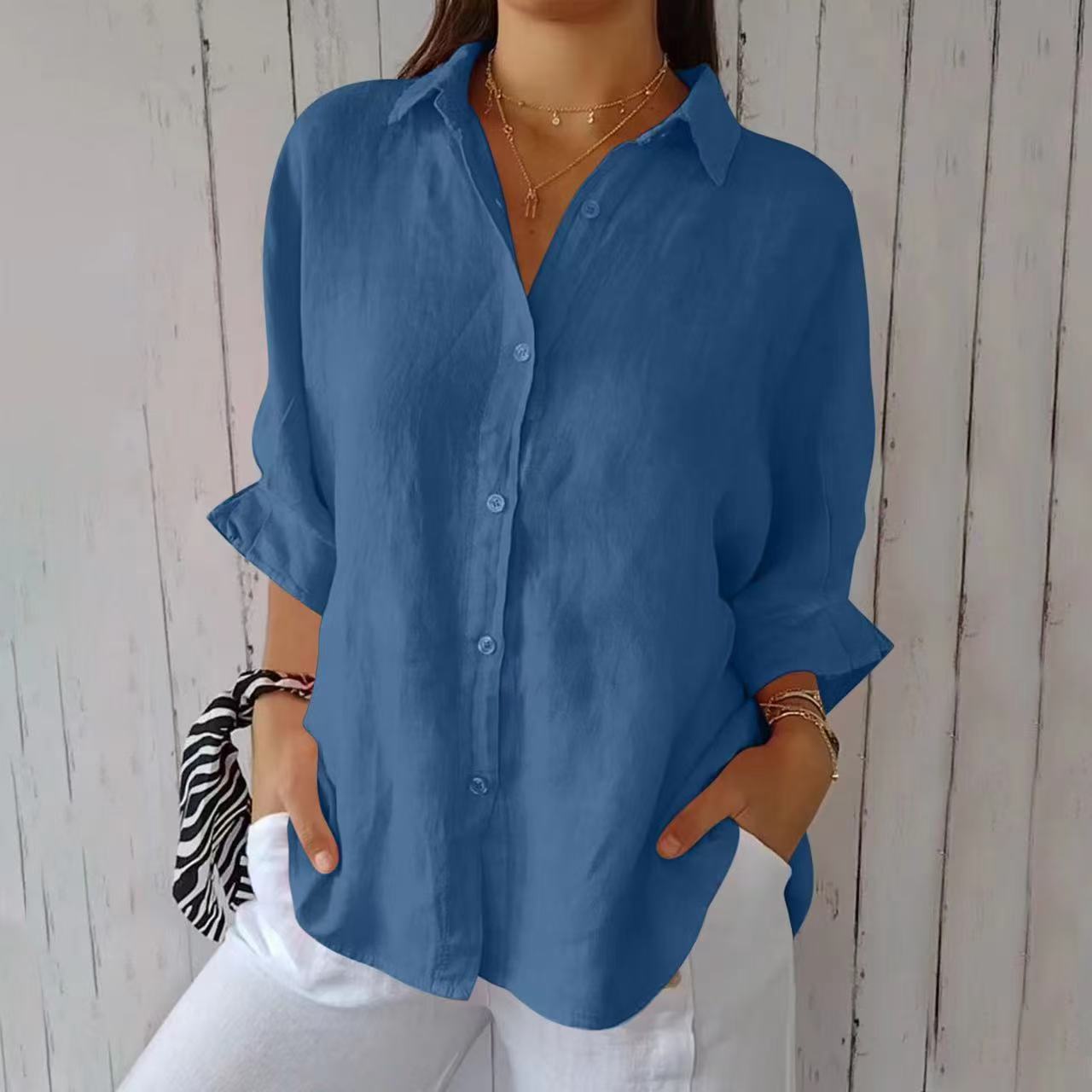 Leva | Schicke Bluse mit Bindeband