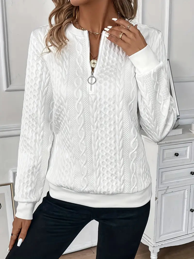 Pull zippé Lucia