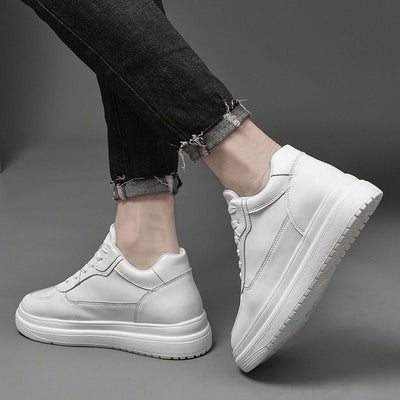 Blanc - Chaussures décontractées surélevées