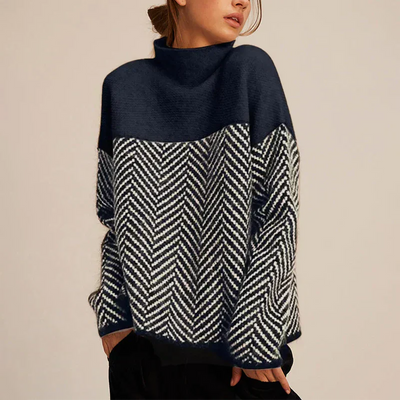 Pull col roulé élégant et unique d'Agathe