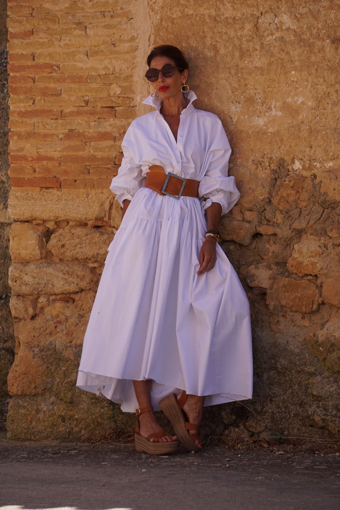 Charlotte - Robe ample blanche