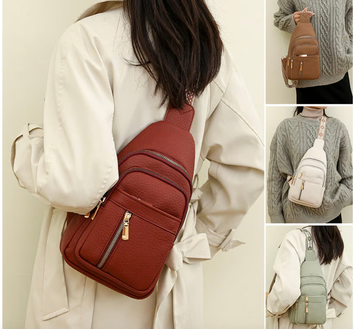 Sac bandoulière LAVIYA - Sac en cuir élégant