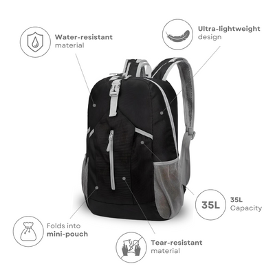 Glider | Lightweight Foldable Outdoor Backpack