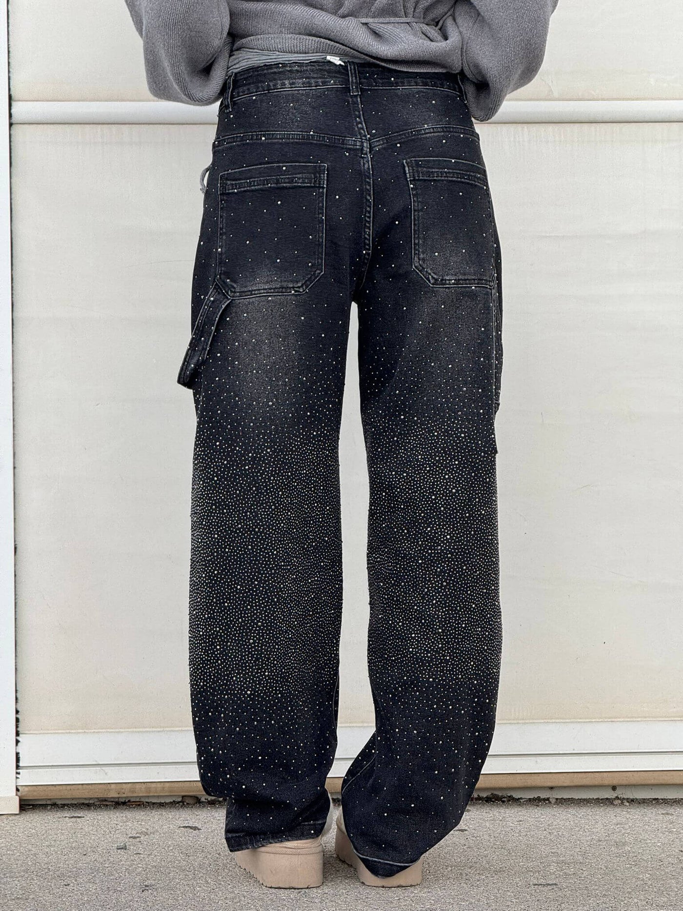 Amelda - Timmerman Glänzende Denim Jeans