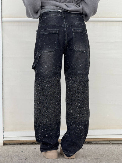Amelda - Timmerman Glänzende Denim Jeans