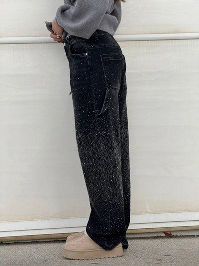 Amelda - Timmerman Glänzende Denim Jeans