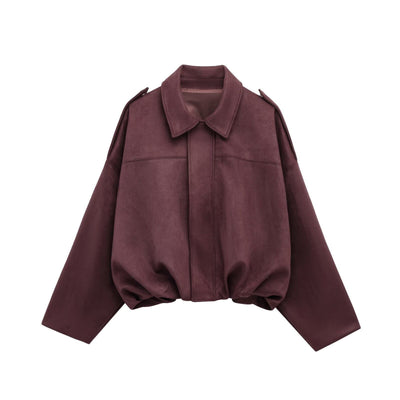 HALEY - Oversize-Jacke aus Wildleder Lässige Eleganz