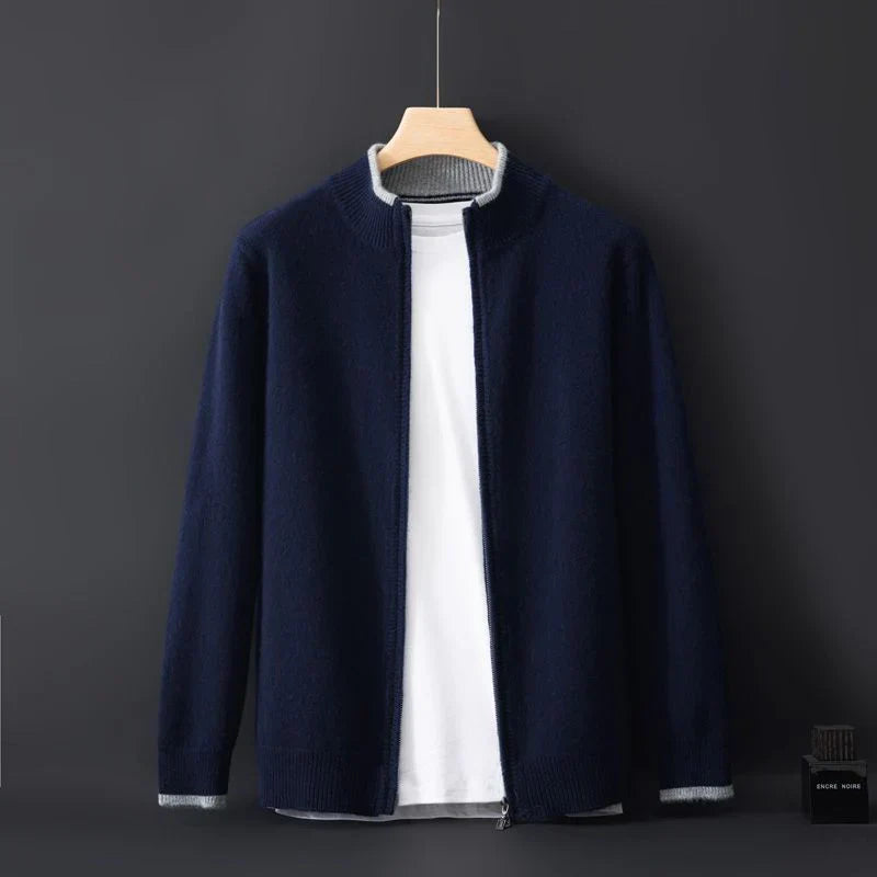 Riku - Veste zippée en cachemire