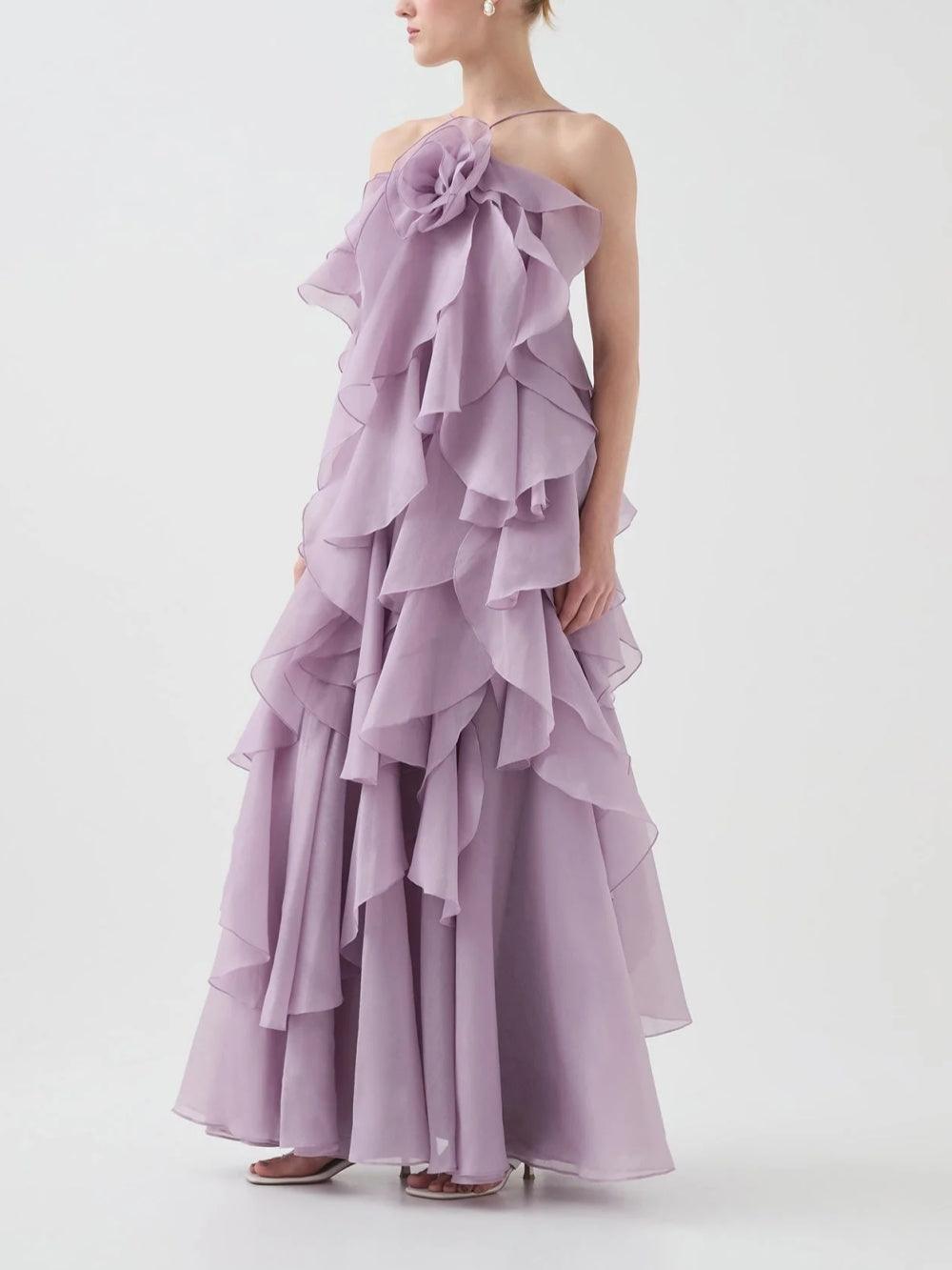KAYALI - Robe longue superposée haut de gamme