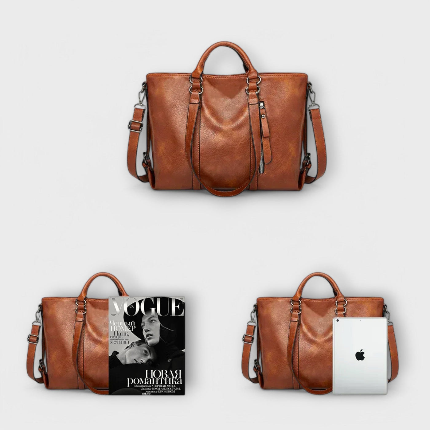 MUNA - Große Ledertasche