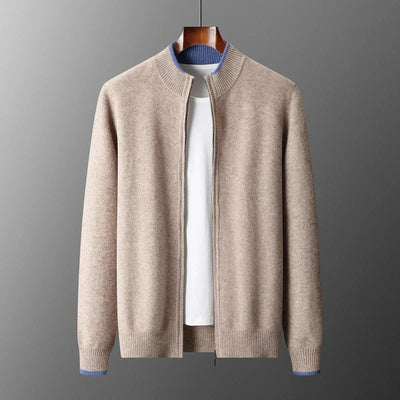 Riku - Veste zippée en cachemire