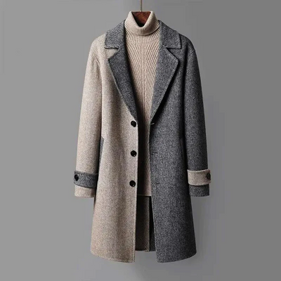 Elton - Manteau prestige en laine vierge 