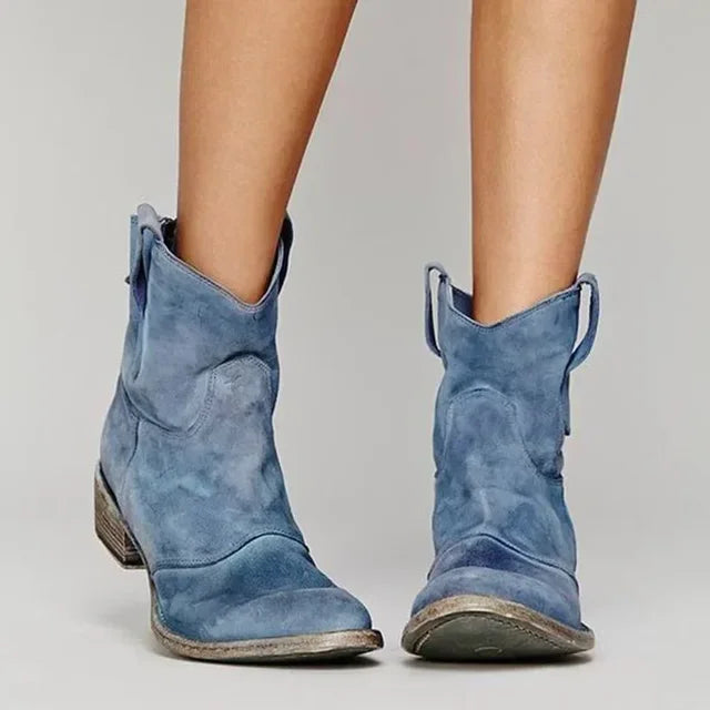 Teyana – Cowboy Stiefeletten aus Wildleder