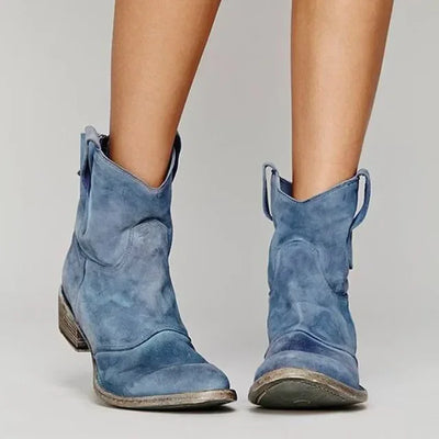 Teyana – Cowboy Stiefeletten aus Wildleder