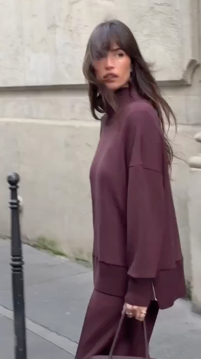 Jessy | Set bestehend aus einem doppelt weichen Sweatshirt und einer elastischen Hose