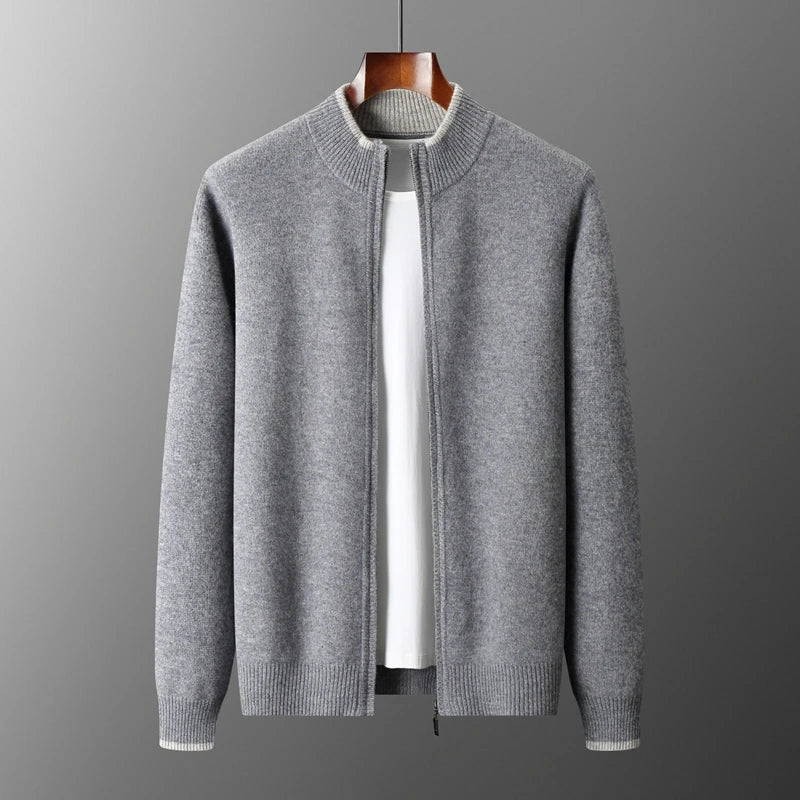 Riku - Veste zippée en cachemire