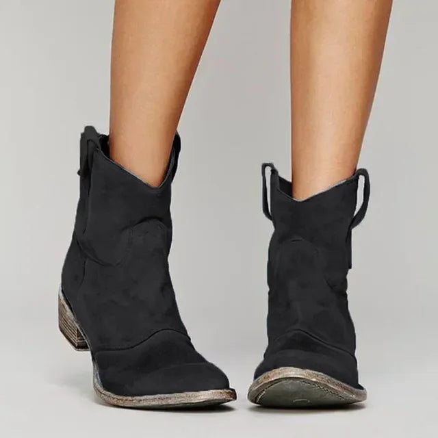 Teyana – Cowboy Stiefeletten aus Wildleder