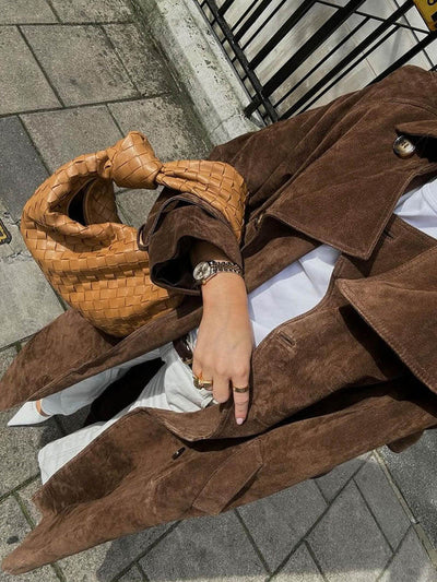 VENAYA - Trenchcoat aus Wildleder