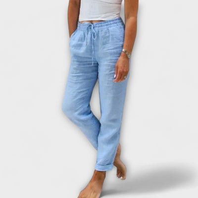 Stacy - Pantalon léger en lin