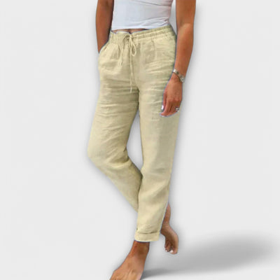 Stacy - Pantalon léger en lin