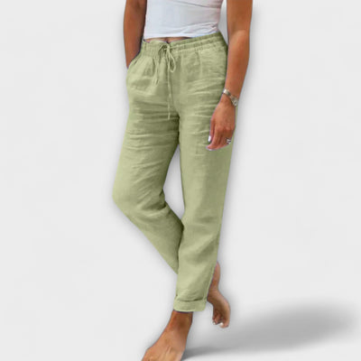 Stacy - Pantalon léger en lin